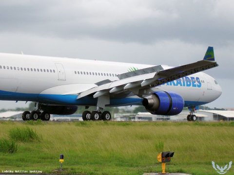 F-ORLY · Airbus A330-300, Pointe-à-Pitre – Maryse Condé