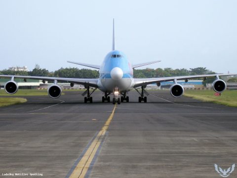 F-HSEA · Boeing 747-400, Pointe-à-Pitre – Maryse Condé