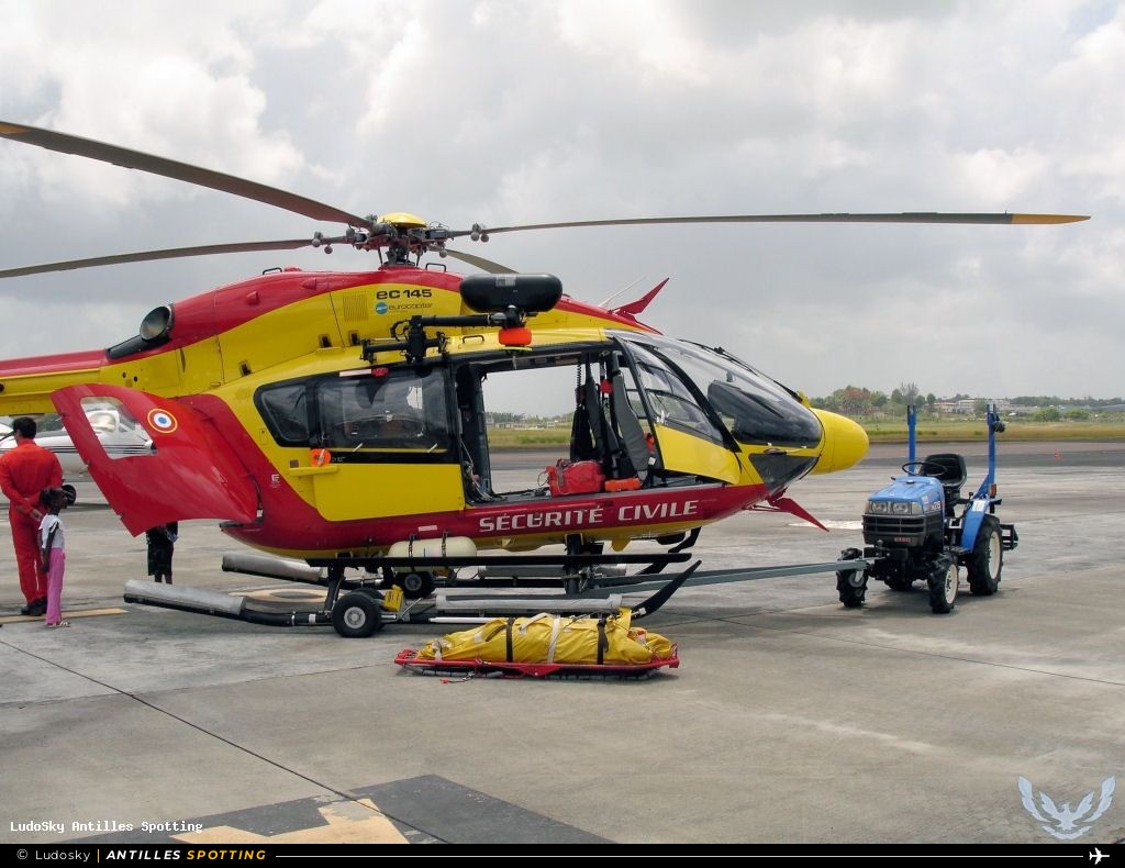 F-ZBQC · Airbus Helicopters H145 / EC145, Sécurité civile, Pointe-à-Pitre – Maryse Condé
