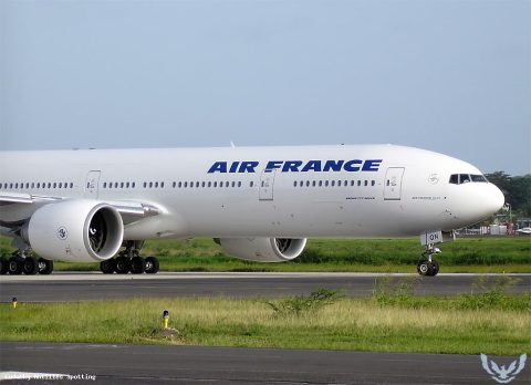 F-GSQN · Boeing 777-300ER, Pointe-à-Pitre – Maryse Condé