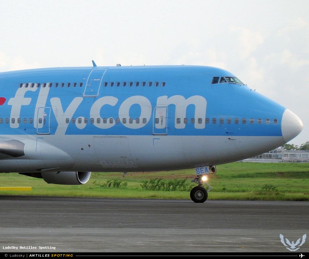 F-HSEA · Boeing 747-400, Corsair, Pointe-à-Pitre – Maryse Condé