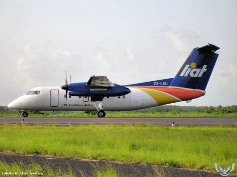V2-LDU · De Havilland Canada Dash 8-100, Pointe-à-Pitre – Maryse Condé