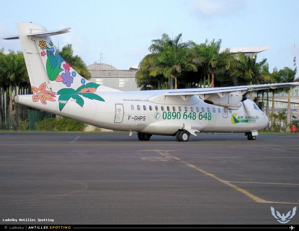 F-GHPS · ATR 42-300, Air Antilles Express, Pointe-à-Pitre – Maryse Condé