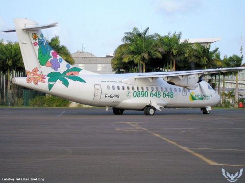 F-GHPS · ATR 42-300, Pointe-à-Pitre – Maryse Condé