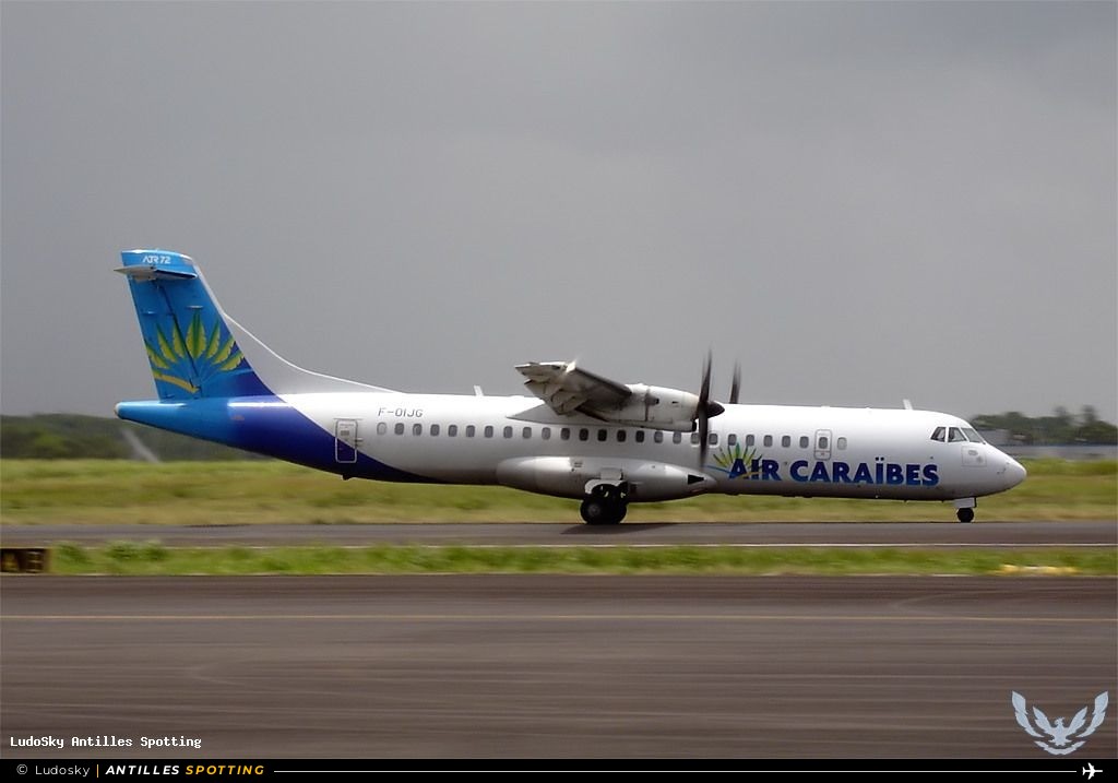 F-OIJG · ATR 72-500, Air Caraïbes, Pointe-à-Pitre – Maryse Condé