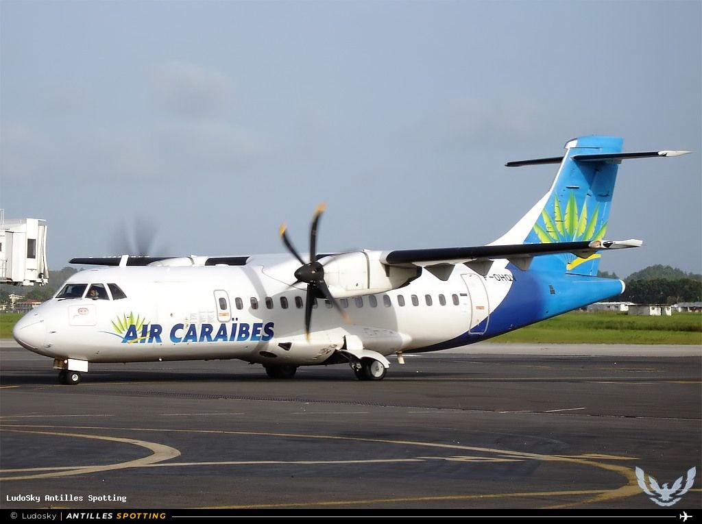 F-OHQV · ATR 42-500, Air Caraïbes, Pointe-à-Pitre – Maryse Condé