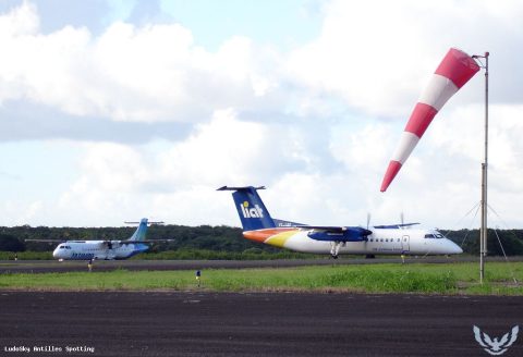 V2-LET · De Havilland Canada Dash 8-100, Pointe-à-Pitre – Maryse Condé