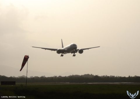 F-GSQR · Boeing 777-300ER, Pointe-à-Pitre – Maryse Condé