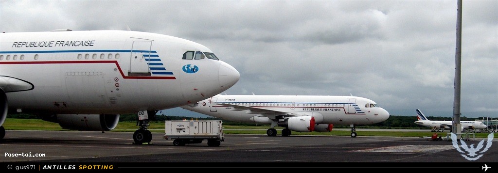 F-RADB · Airbus A310, République Française - COTAM, Pointe-à-Pitre – Maryse Condé