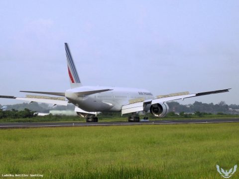 F-GSQR · Boeing 777-300ER, Pointe-à-Pitre – Maryse Condé