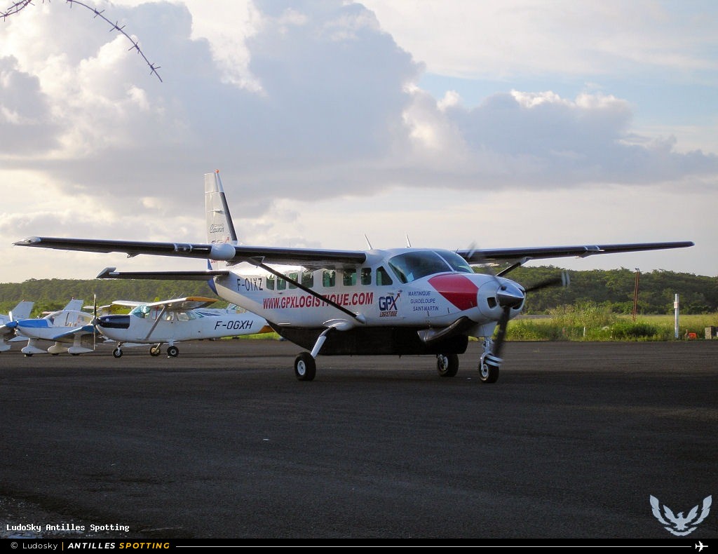 F-OIXZ · Cessna 208 Caravan, GPX Logistique, Pointe-à-Pitre – Maryse Condé
