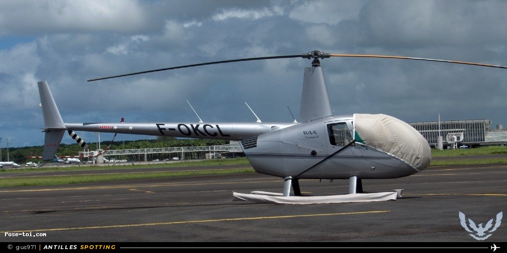 F-OKCL · Robinson R44, —, Pointe-à-Pitre – Maryse Condé