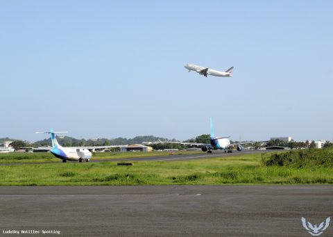 F-OFDF · Airbus A330-200, Pointe-à-Pitre – Maryse Condé