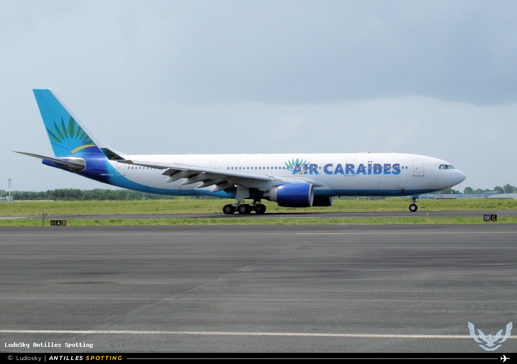 F-OFDF · Airbus A330-200, Air Caraïbes, Pointe-à-Pitre – Maryse Condé