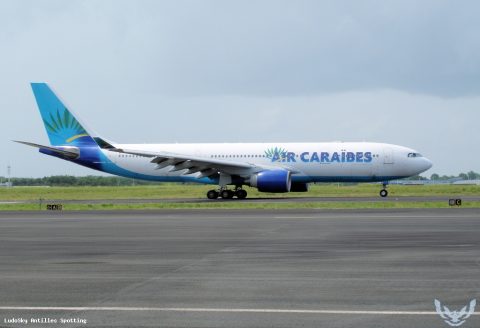 F-OFDF · Airbus A330-200, Pointe-à-Pitre – Maryse Condé