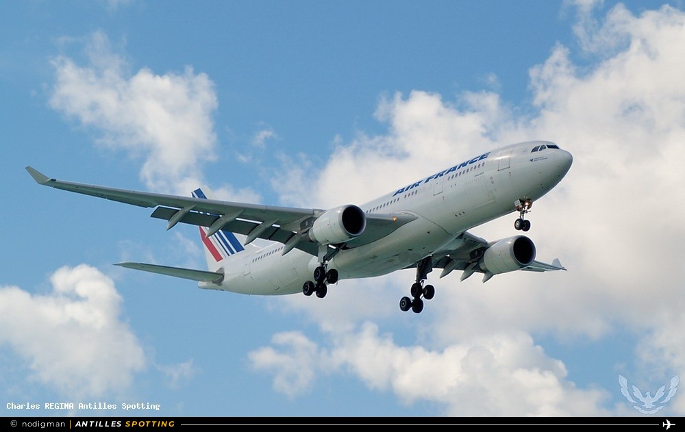 F-GZCJ · Airbus A330-200, Air France, Martinique – Aimé Césaire