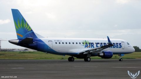 F-OFLY · Embraer E175, Pointe-à-Pitre – Maryse Condé