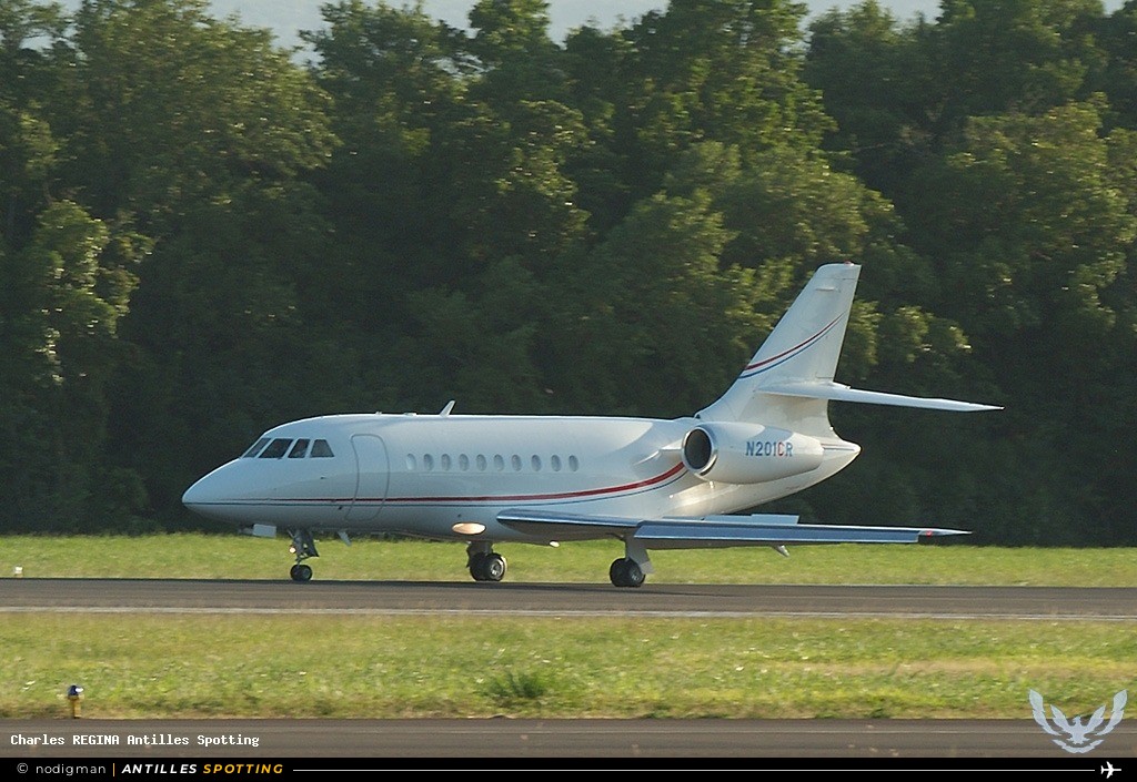N201CR · Dassault Falcon 2000, Privé, Martinique – Aimé Césaire