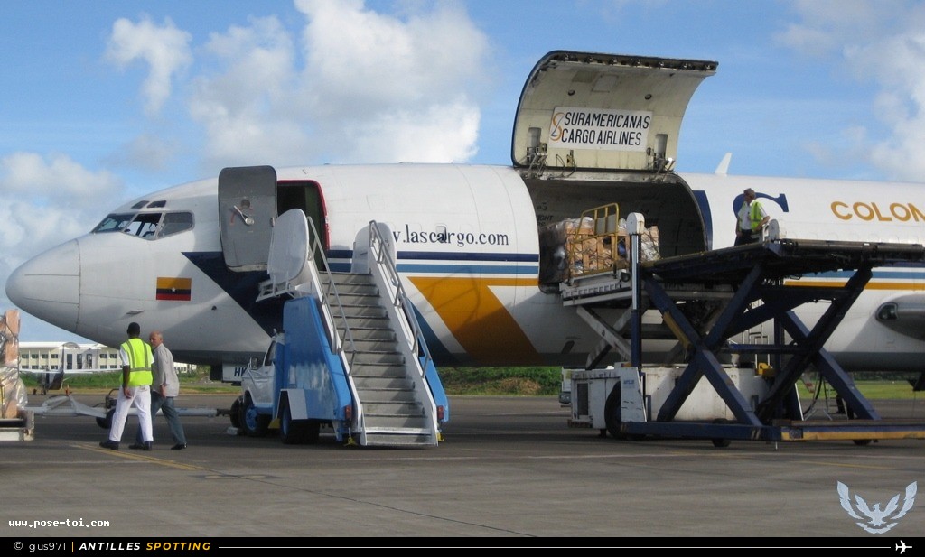 HK-4262 · Boeing 727-200, Lineas Aereas Suramericanas - LAS, Pointe-à-Pitre – Maryse Condé