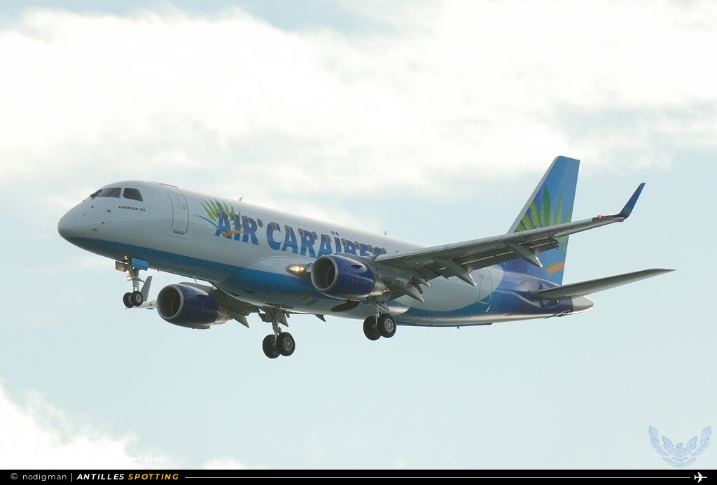 F-OFLY · Embraer E175, Air Caraïbes, Martinique – Aimé Césaire