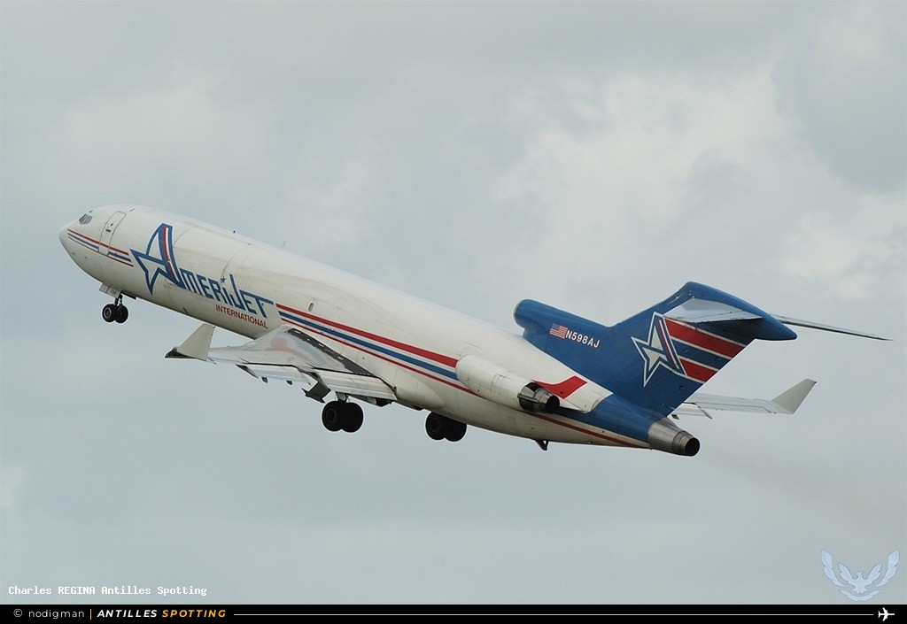 N598AJ · Boeing 727-200, Amerijet International, Martinique – Aimé Césaire