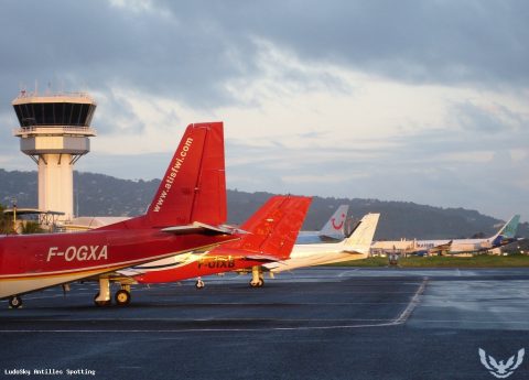 F-OGXA · Britten-Norman BN-2 Islander, Martinique – Aimé Césaire