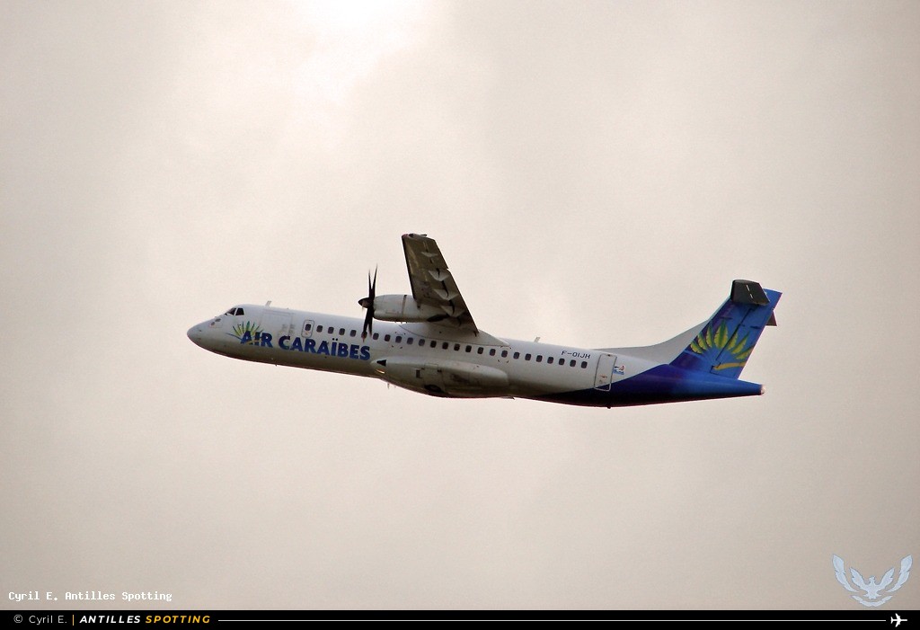 F-OIJH · ATR 72-500, Air Caraïbes, Pointe-à-Pitre – Maryse Condé