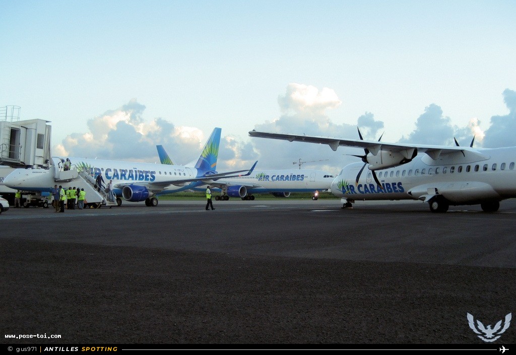 F-OFLY · Embraer E175, Air Caraïbes, Pointe-à-Pitre – Maryse Condé