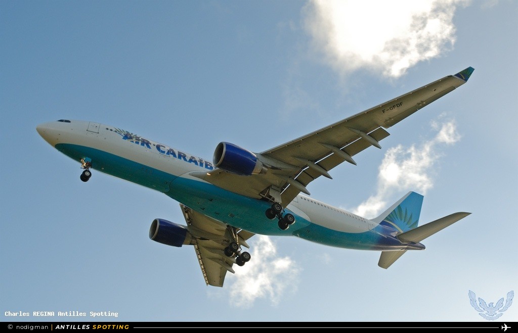 F-OFDF · Airbus A330-200, Air Caraïbes, Martinique – Aimé Césaire