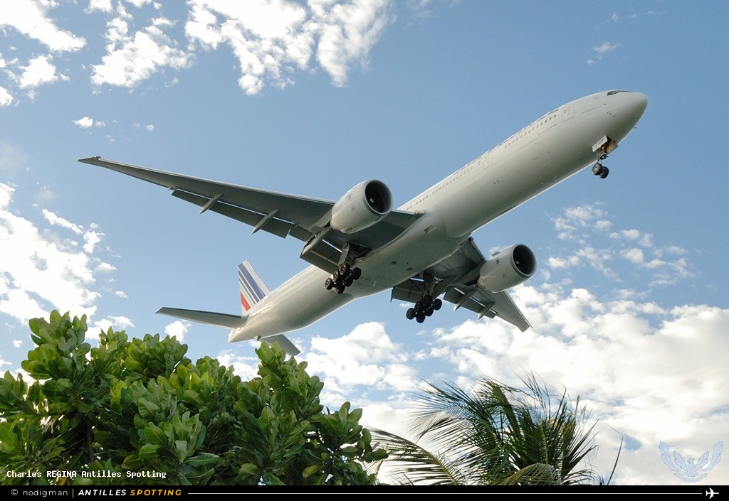 F-GSQP · Boeing 777-300ER, Air France, Martinique – Aimé Césaire