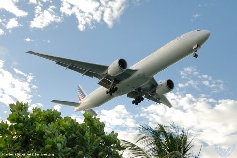 F-GSQP · Boeing 777-300ER, Martinique – Aimé Césaire