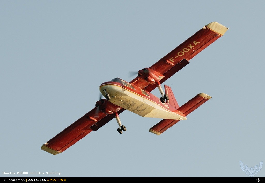 F-OGXA · Britten-Norman BN-2 Islander, Airawak - ATIS, Martinique – Aimé Césaire