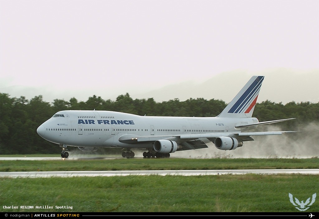 F-GETB · Boeing 747-200, Air France, Martinique – Aimé Césaire