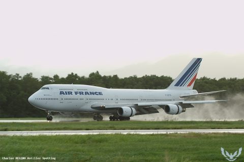 F-GETB · Boeing 747-200, Martinique – Aimé Césaire