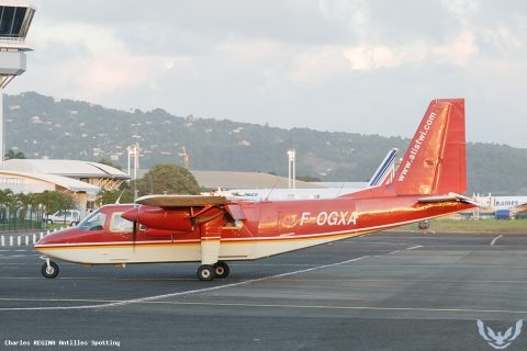 F-OGXA · Britten-Norman BN-2 Islander, Martinique – Aimé Césaire