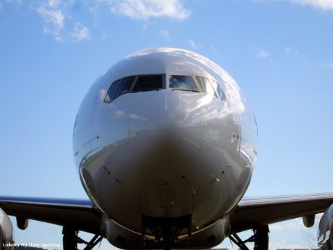 F-GSQR · Boeing 777-300ER, Pointe-à-Pitre – Maryse Condé