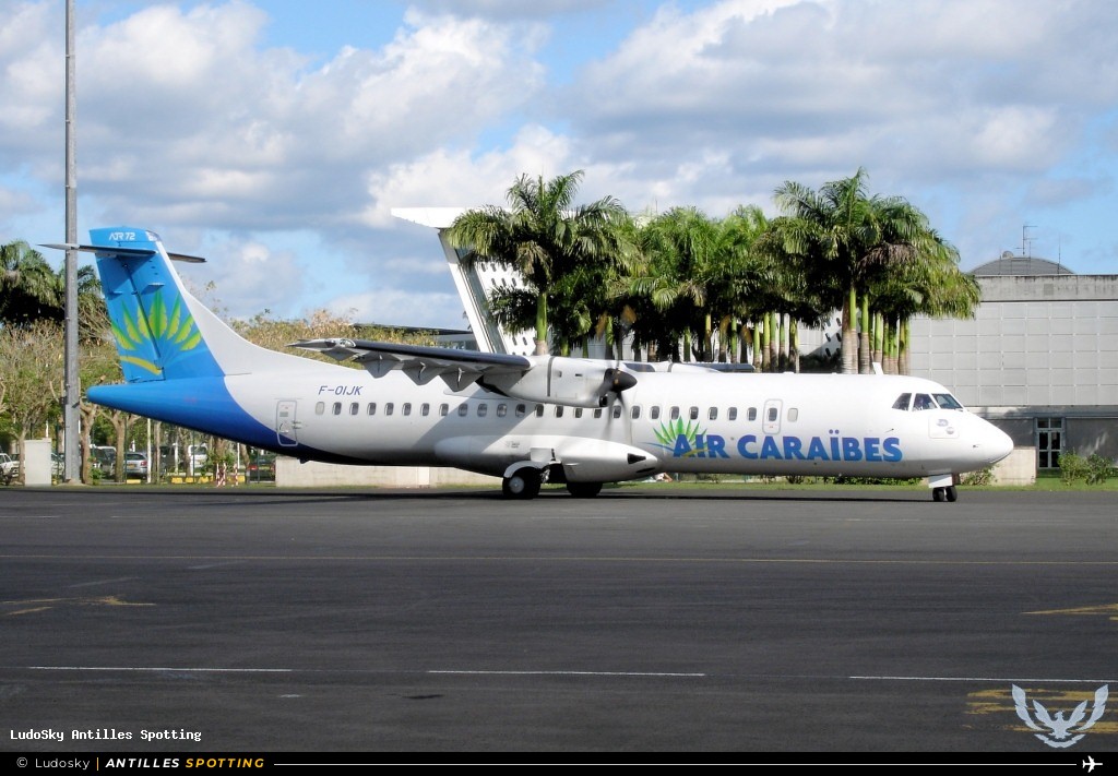 F-OIJK · ATR 72-500, Air Caraïbes, Pointe-à-Pitre – Maryse Condé
