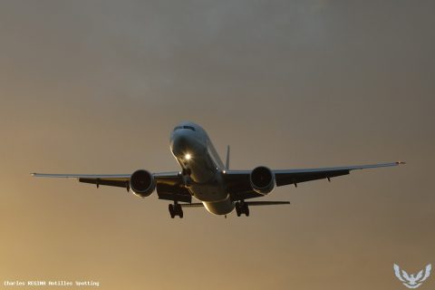 F-GSQN · Boeing 777-300ER, Martinique – Aimé Césaire