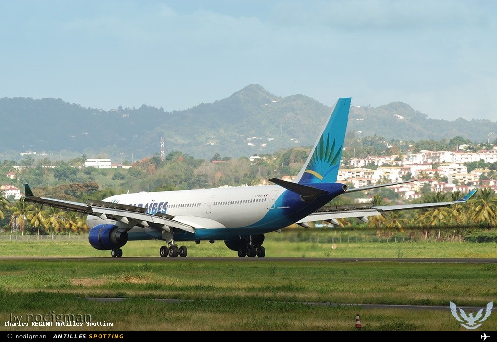 F-OFDF · Airbus A330-200, Air Caraïbes, Martinique – Aimé Césaire