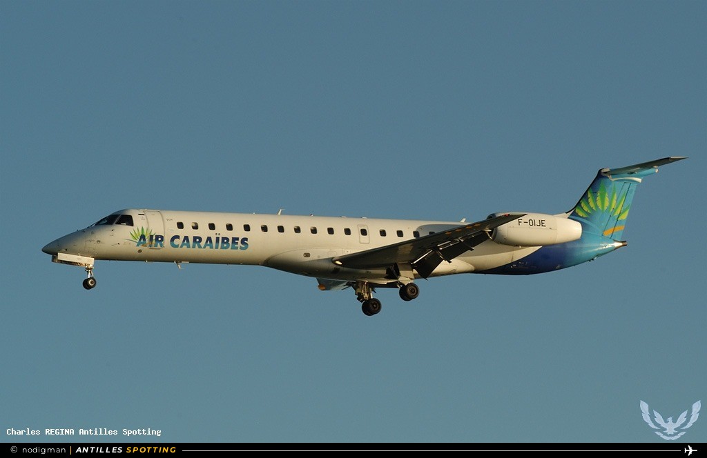 F-OIJE · Embraer ERJ-145, Air Caraïbes, Martinique – Aimé Césaire