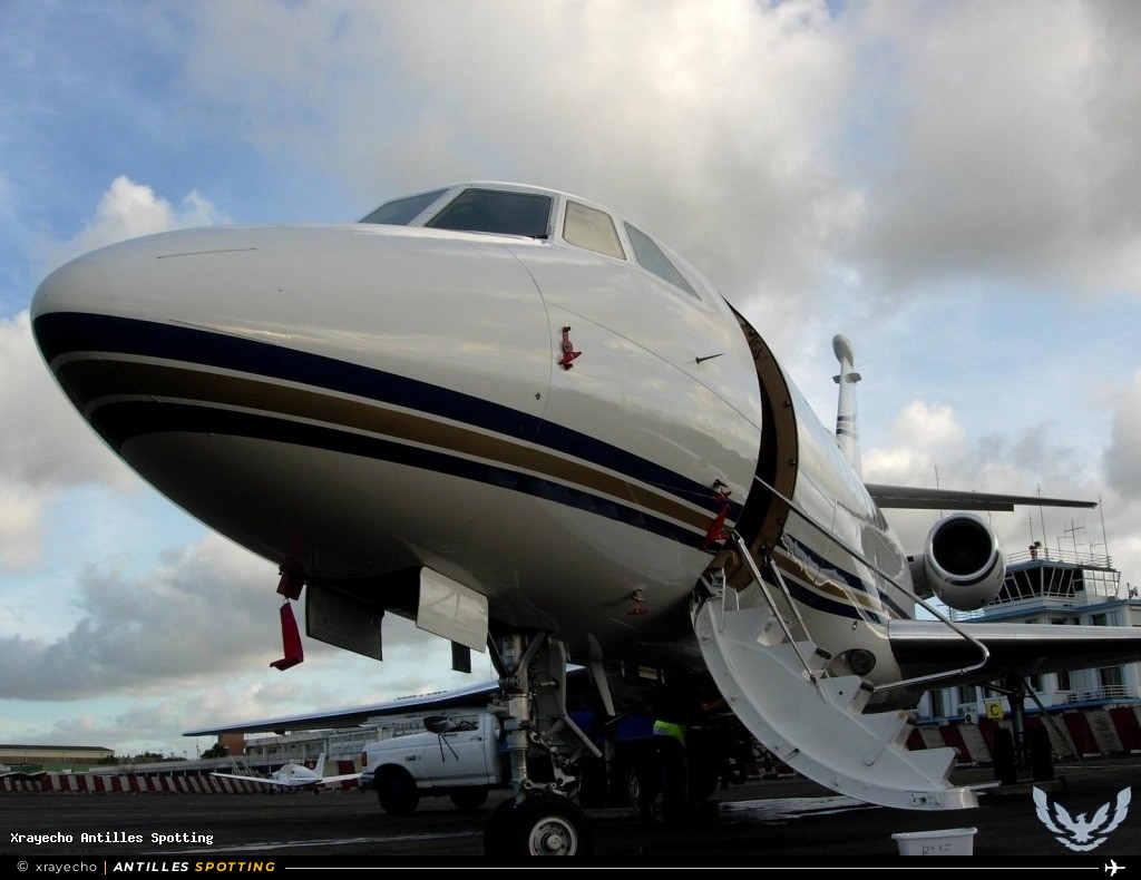 N129KJ · Dassault Falcon 900, Privé, Pointe-à-Pitre – Maryse Condé