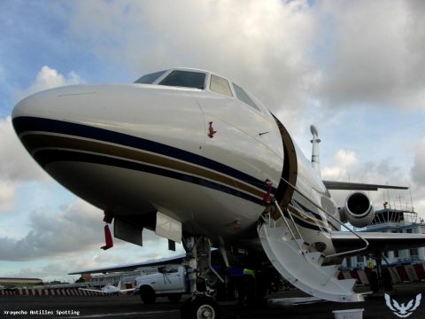 N129KJ · Dassault Falcon 900, Pointe-à-Pitre – Maryse Condé