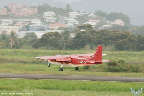 F-OGXA · Britten-Norman BN-2 Islander, Martinique – Aimé Césaire