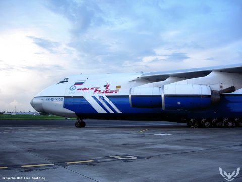 RA-82075 · Antonov An-124, Pointe-à-Pitre – Maryse Condé