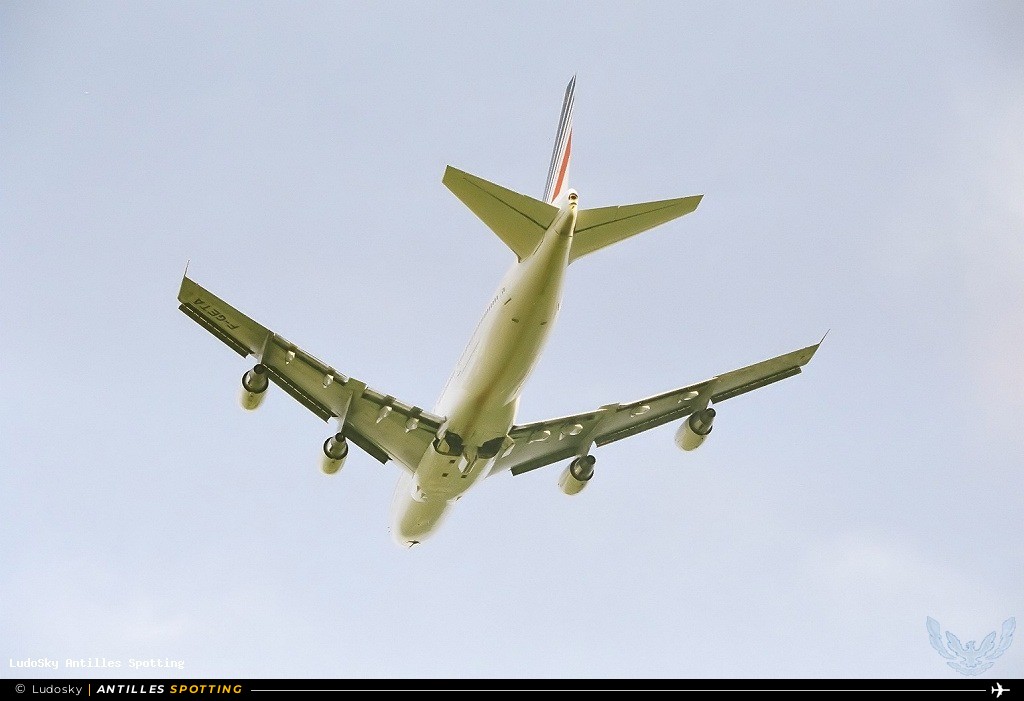 F-GETA · Boeing 747-200, Air France, Pointe-à-Pitre – Maryse Condé