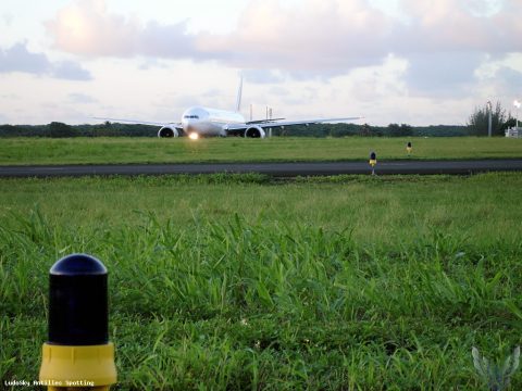 F-GSQO · Boeing 777-300ER, Pointe-à-Pitre – Maryse Condé