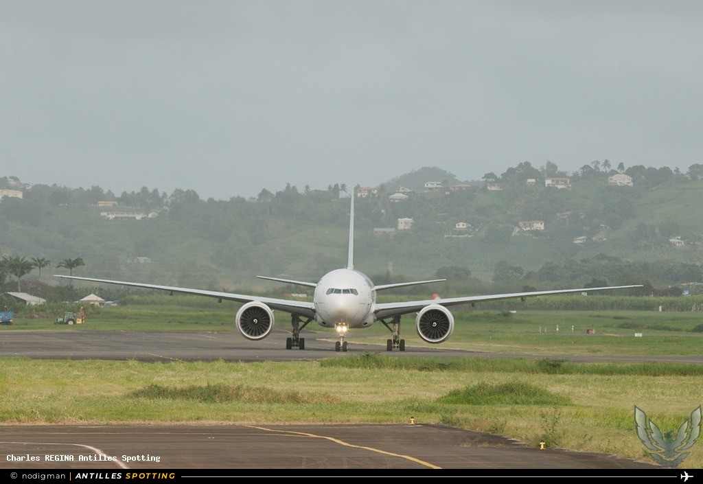 F-GSQR · Boeing 777-300ER, Air France, Martinique – Aimé Césaire