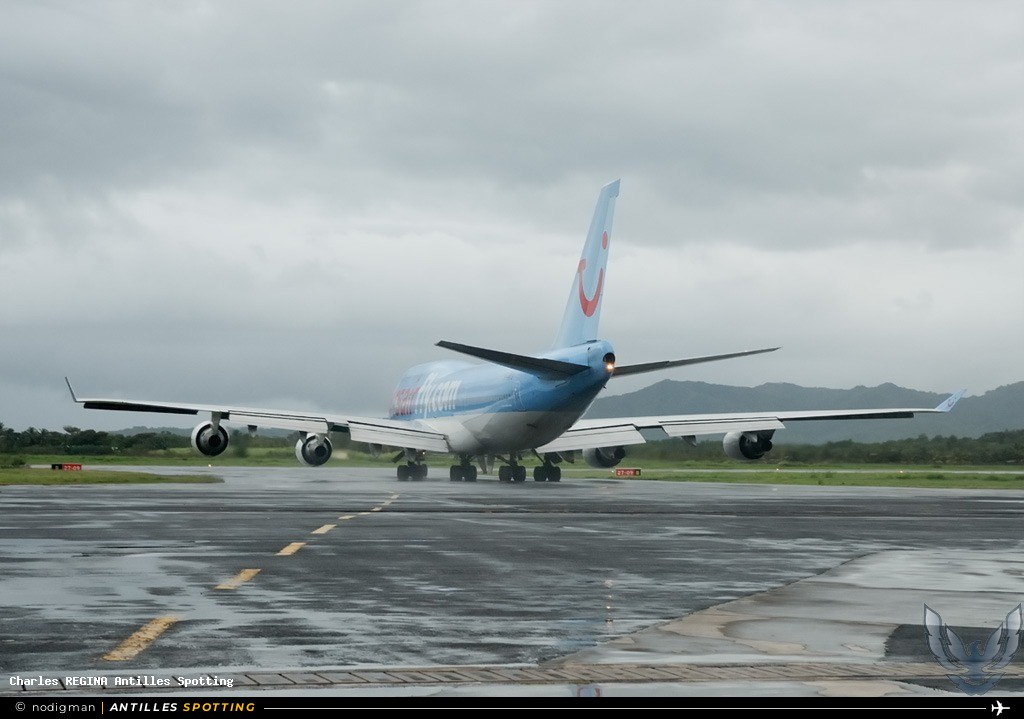 F-HKIS · Boeing 747-400, Corsairfly, Martinique – Aimé Césaire