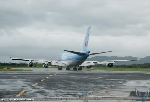 F-HKIS · Boeing 747-400, Martinique – Aimé Césaire