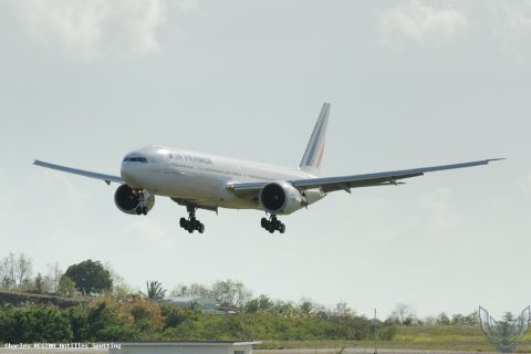 F-GSQO · Boeing 777-300ER, Martinique – Aimé Césaire